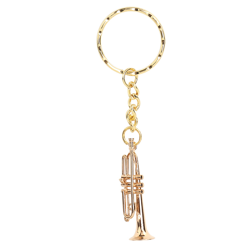 Stylish Musical Instruments Keychain Trumpet Pendant Handbag Decor ...