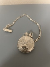 American Eagle Silver Pocket Watch
