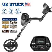 Adjustable Metal Detector Gold Digger Hunter Deep Sensitive 7.8" Waterproof Coil