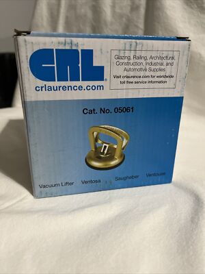 CRL CR Laurence 05061 Aluminum Single Pad Vacuum Lifter
