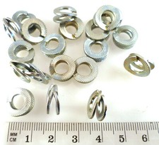 M6 Carbon Steel Spring Washer BS4446 Type D Double Coil 20 Pieces MBE013A1