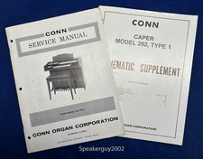 Original Conn Organ Service Manual / Caper 282 Type 1 -- CS1
