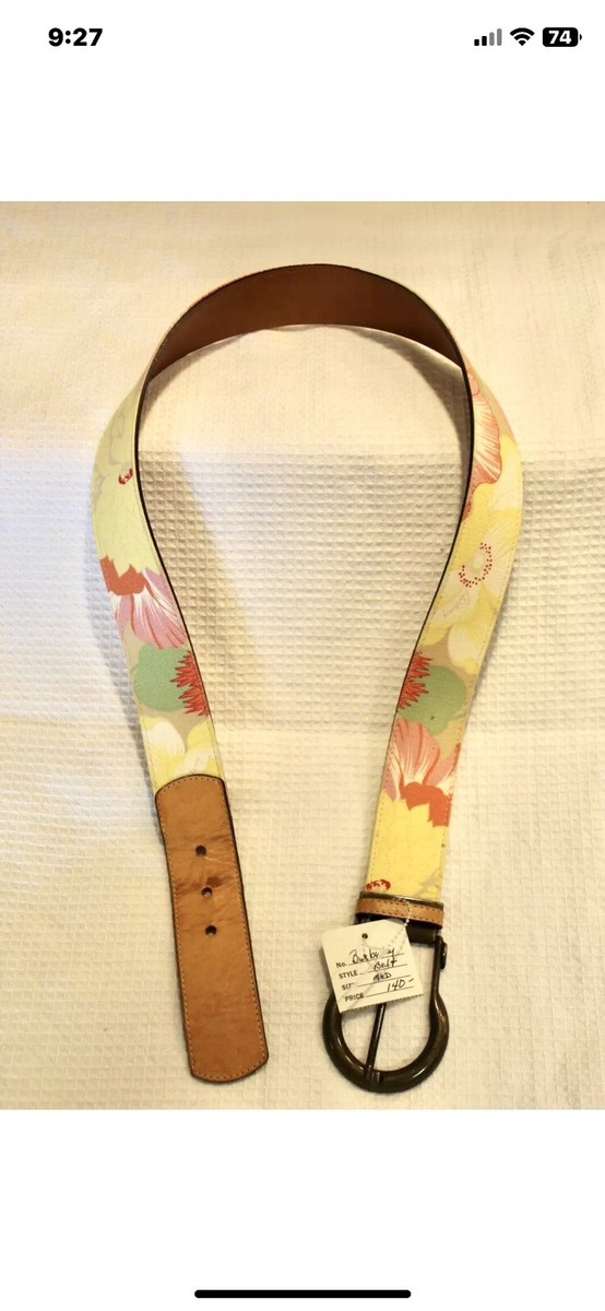 Authentic Burberry London Floral print Belt Authentic Burberry Floral Belt, UNISEX Size | Mercari main image 3