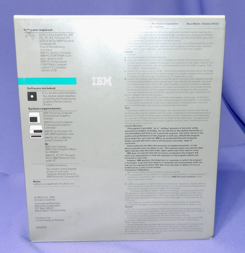 IBM Personal Computer Graphical Kernel System Vol 1 Language Bindings Sealed - Image 3 of 4