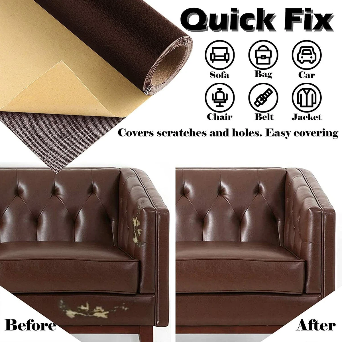 How To Repair Leather Sofa Seats Baci Living Room