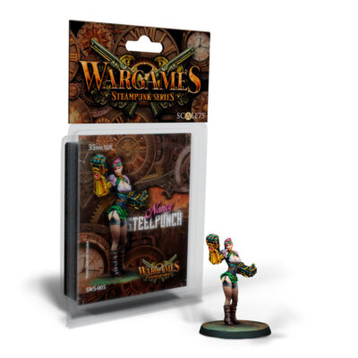 Scale75 35mm Wargames Steampunk Miniatures - Nancy Steelpunch