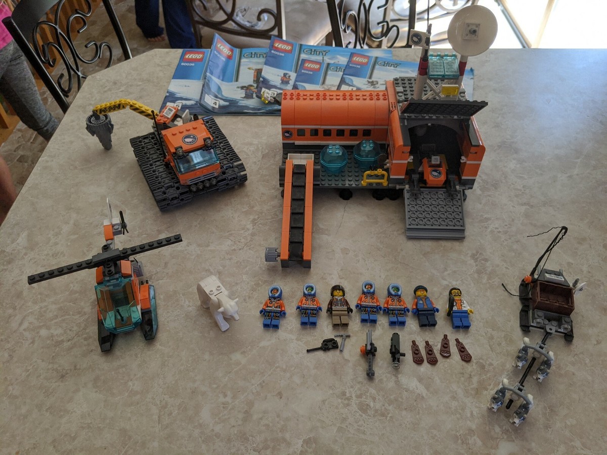 Lego City Arctic Base Camp 60036 Minifigures Manuals Complete