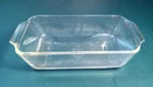Vtg Anchor Hocking Fire King #441 Clear 1 Qt Glass Loaf Pan Baking Dish