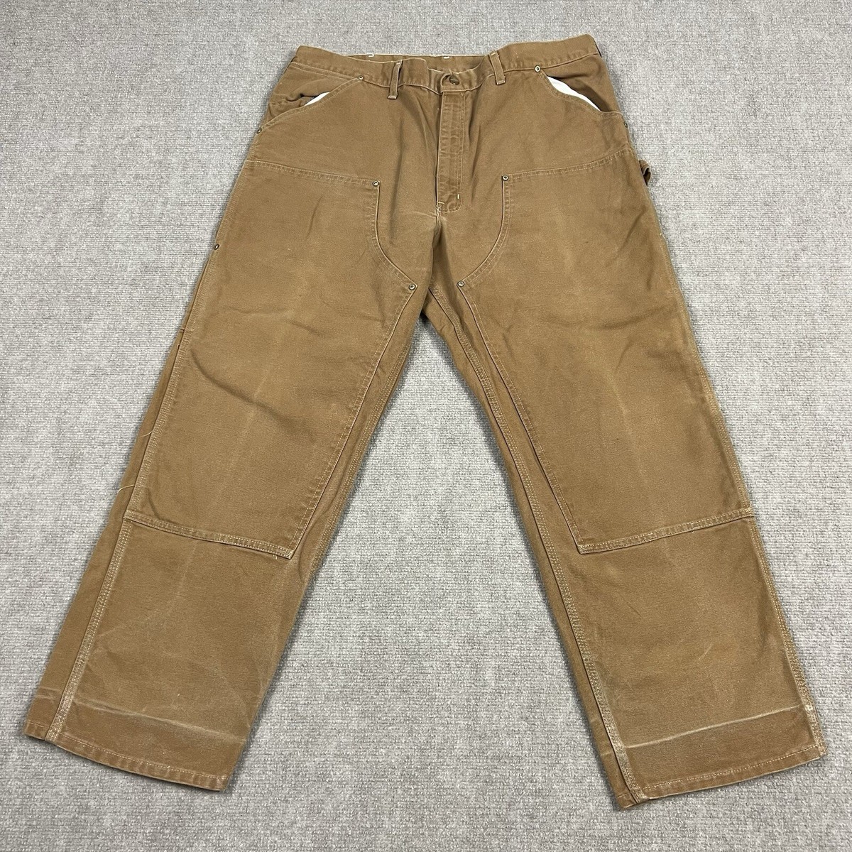 Vintage Carhartt Double Knee 62W Workwear Pants Mens 40x30