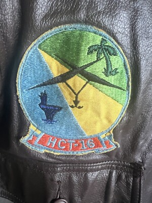 Orig USN Vietnam INTERMEDIATE TYPE G-1 FLIGHT JACKET Patched 💎 Sz