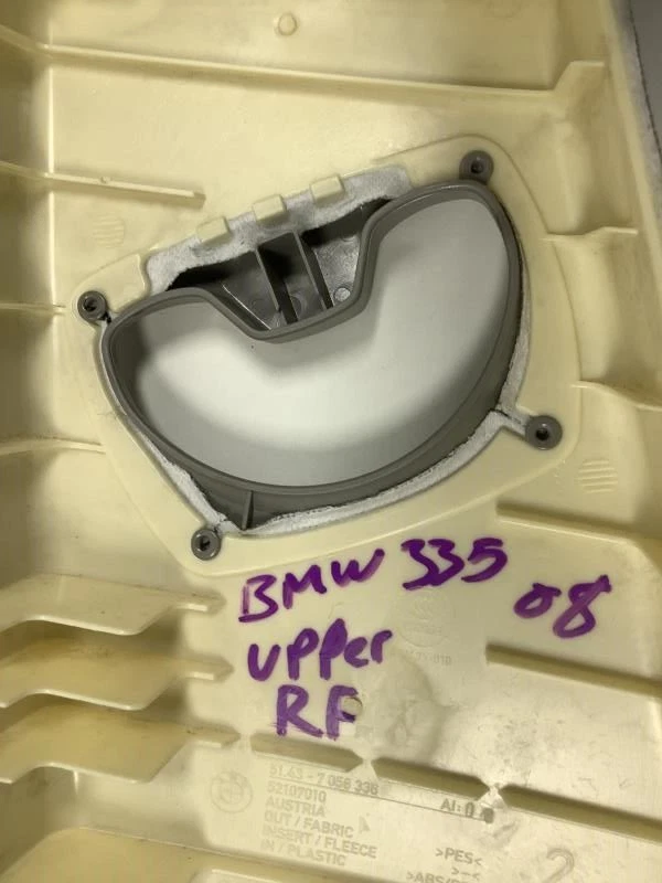 BMW 335XI 2008 centro derecho pilar B cubierta superior moldura para BMW 323i 06-11 OEM+ Foto 4 de 4