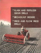 IH Farmall McCormick-Deering Grain Drills Sales Brochure Press Plow Broadcast