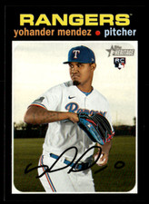 2020 Topps Heritage High Number - #650 Yohander Mendez (RC)