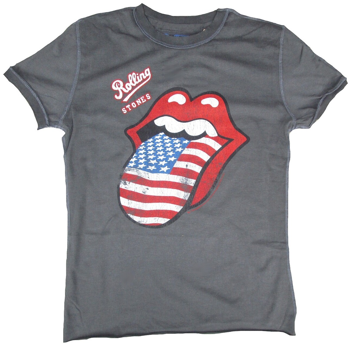 Amplified Vintage Official Rolling Stones USA Tongue Rock