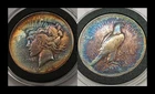 1922 - P Silver Peace Dollar **Rainbow Toned 🌈**