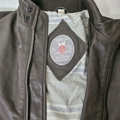 Diesel: Only The Brave BROWN, Size: L, Supple Sheepskin Leather