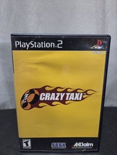 CRAZY TAXI SEGA Black Label Sony PlayStation 2 PS2 Complete in Box CIB!🔥