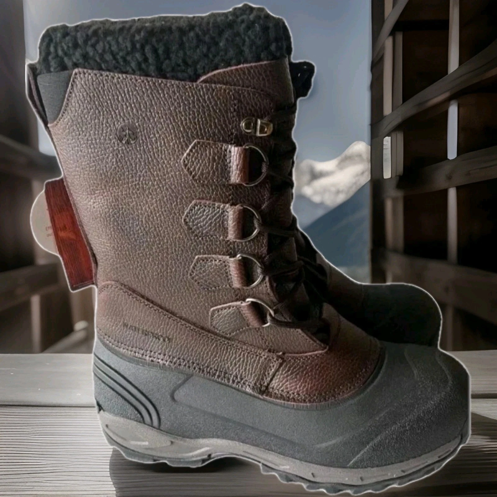 Northside Mens Smokey Point Waterproof Size 9 Brown NWT