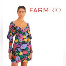 NWT Farm Rio Women's Floral Dress - Multicolor