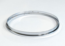 Import 12" Double-flanged Drum Hoop Rim - Chrome Over Steel