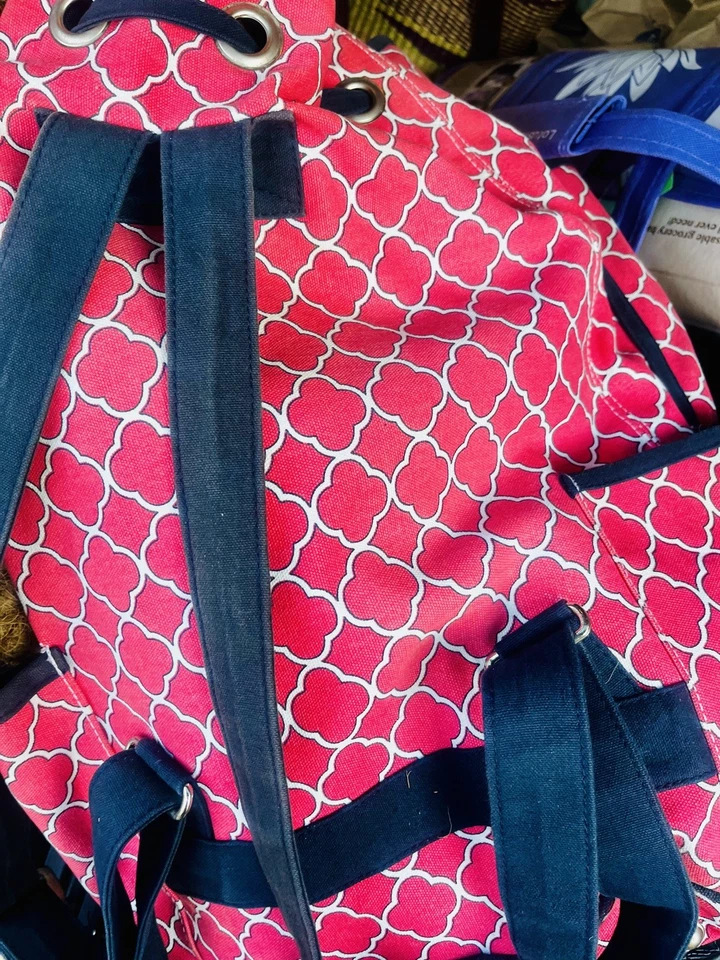 Ame and Lulu Game On PICKLEBALL Tennis Backpack Canvas fitness bag racket  - Image 3 of 4