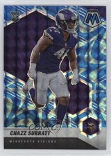2021 Panini Mosaic Rookies Reactive Blue Mosaic Prizm Chazz Surratt #368 1e5k