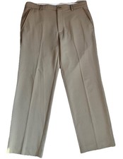FootJoy Golf Pants Men's 35x30 Tan Khaki Performance Stretch Flat Front Athletic