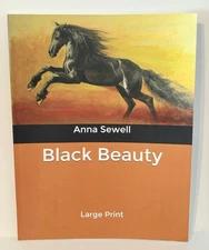 Black Beauty Large Print Paperback Book 11x8 Anna Sewell