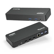  USB C Triple Display Docking Station with Laptop Charging, for Thunderbolt, 