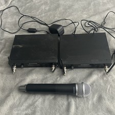 Two Samson CR99 UHF Wireless Receivers and one mic As is