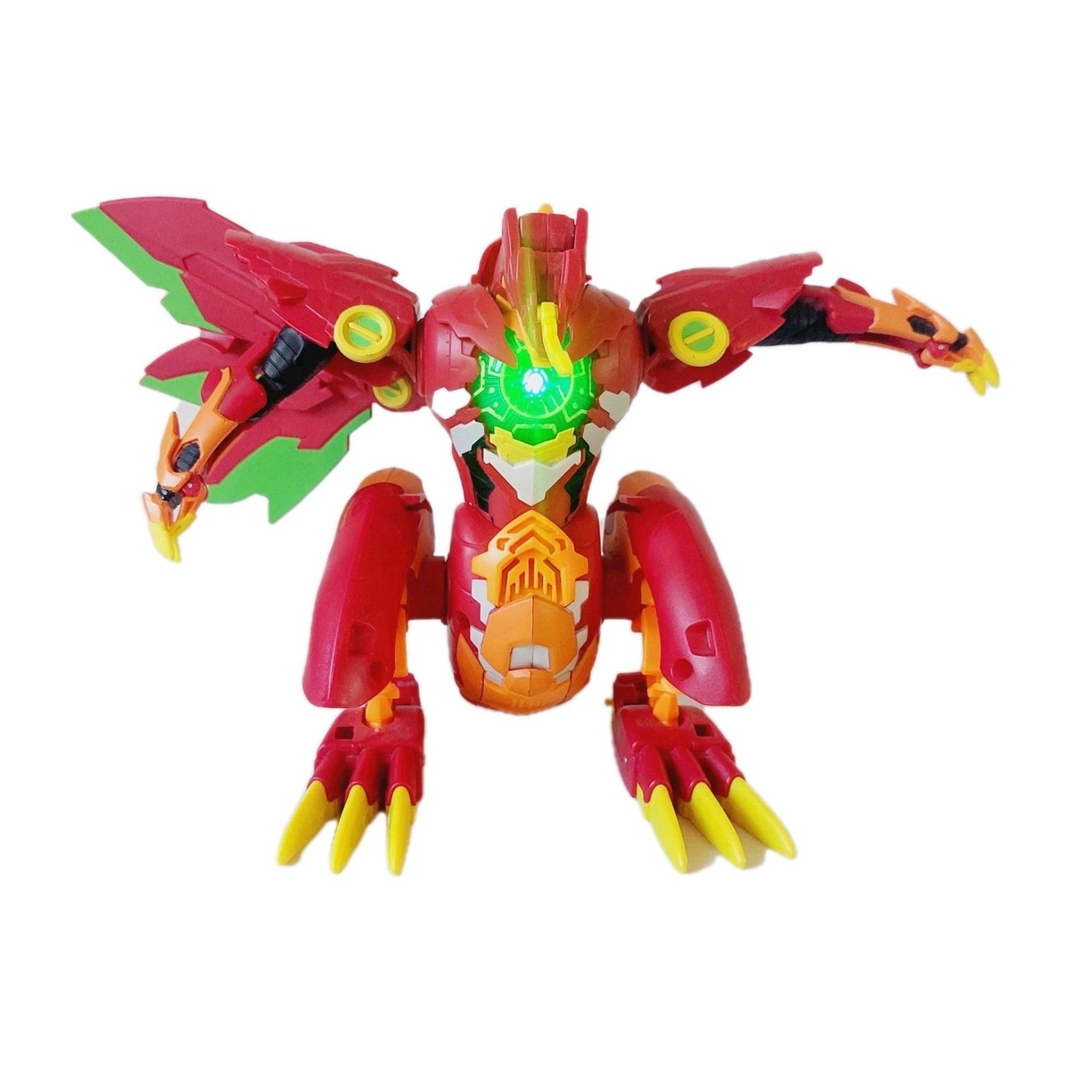 BAKUGAN Dragonoid Maximus 20cm Figure (Spinmaster) Lights Up Sound