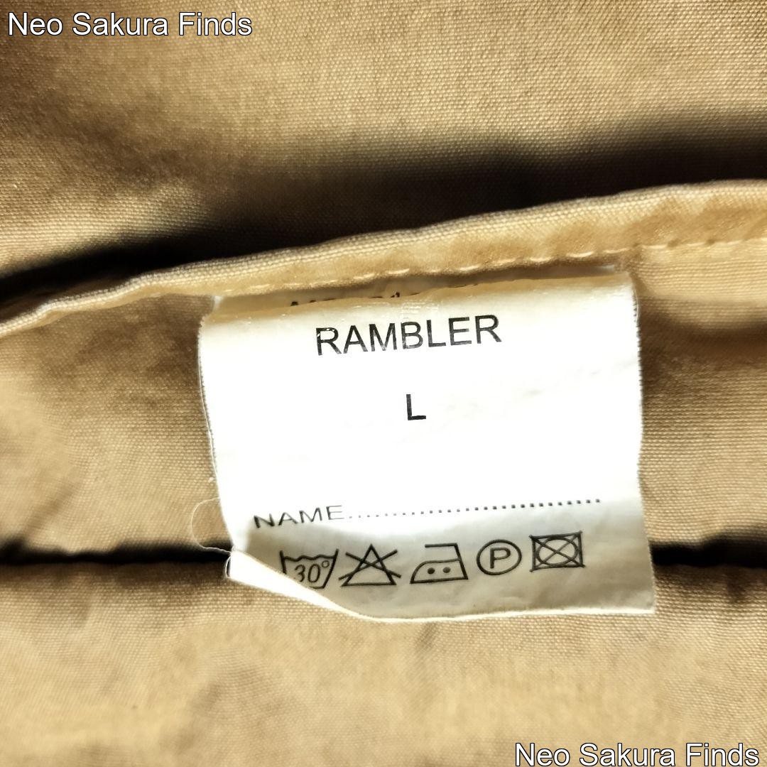 Barbour Rambler Jacket Blouson Beige Men's L Size Cotton 2000s Coat image 3