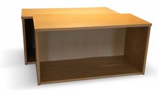 2X IKEA Effektiv BIRKE KORPUSS  Hängeschrank AUFSATZELEMENTE Büroschrank