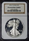 1993-P American Silver Eagle - NGC PF69 Ultra Cameo - ✪COINGIANTS✪