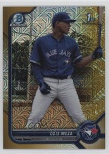 2022 Bowman Chrome Prospects Mega Box Gold Mojo Refractor 25/50 Luis Meza 19ed