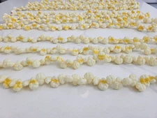  Buttered Popcorn Garland Plastic Blow Mold Christmas Tree Strand 30 Feet 
