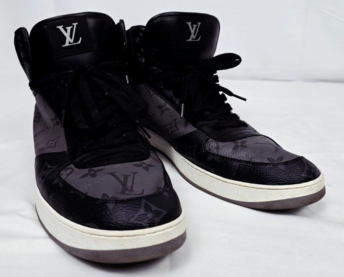 Louis Vuitton Reverse Monogram Eclipse Rivoli Sneakers High Top Herren Größe 10 - Bild 10 von 12