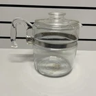 Vintage Pyrex Flameware Glass Percolator 9 Cup Coffee Pot&Lid ONLY 7759 B