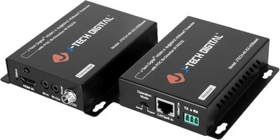 J-Tech Digital 4K HDBaseT HDMI Extender Over Cat5e/6 Ethernet up to 230ft (10...
