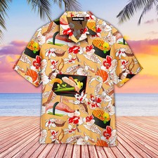 Beautiful Classic Japanese Sushi Floral Hawaiian Shirt