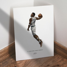 Anthony Edwards Poster Dunk Minnesota Timberwolves Basketball 8x10 Print