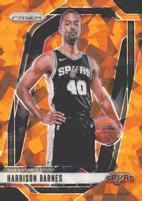 2024-25 Panini Prizm #55 Harrison Barnes Prizms Orange Ice