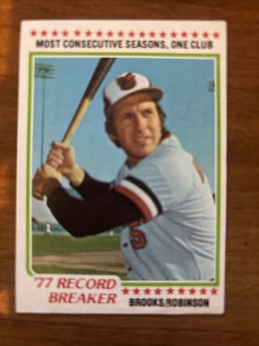 1978 Topps - Record Breaker Brooks Robinson #4