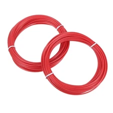 2 Pcs 3D Pen Filament, 1.75mm Dia 33ft Length, Red
