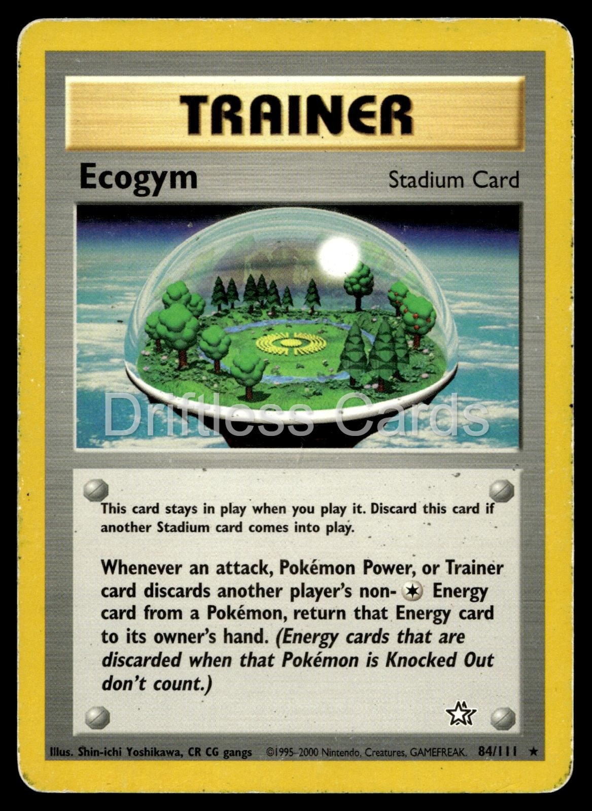 Ecogym 84/111 Rare Neo Genesis Pokemon Unlimited MP