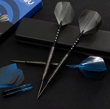 18g Steel Tip Darts Set 3pcs Pro Slim Barrel with Case Kit