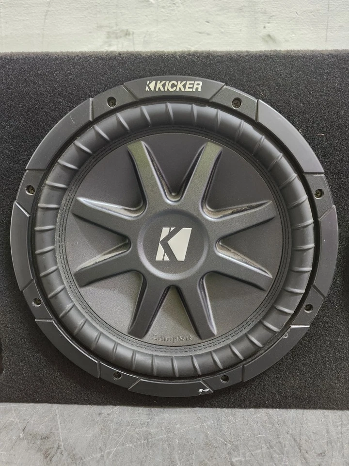 2 subwoofers Kicker CompVR serie 12" con caja Foto 4 de 4