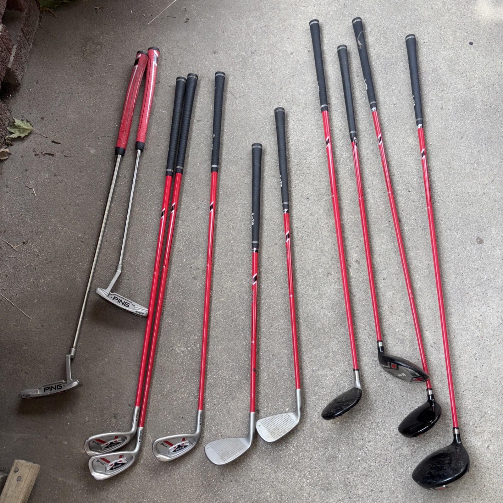 Kids Ping Moxie Junior Golf Club Starter Set US  11 Pieces L