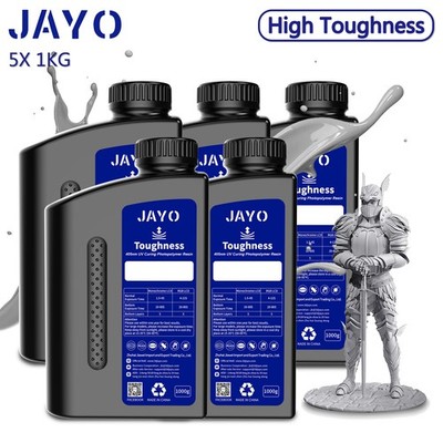 JAYO 5KG LCD 3D Printer Resin Gray High Toughness Bendable Enhanced Flexible