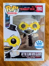 Funko Pop! Art The Clown With Glasses 1593 Shop Exclusive Terrifier Horror Vinyl